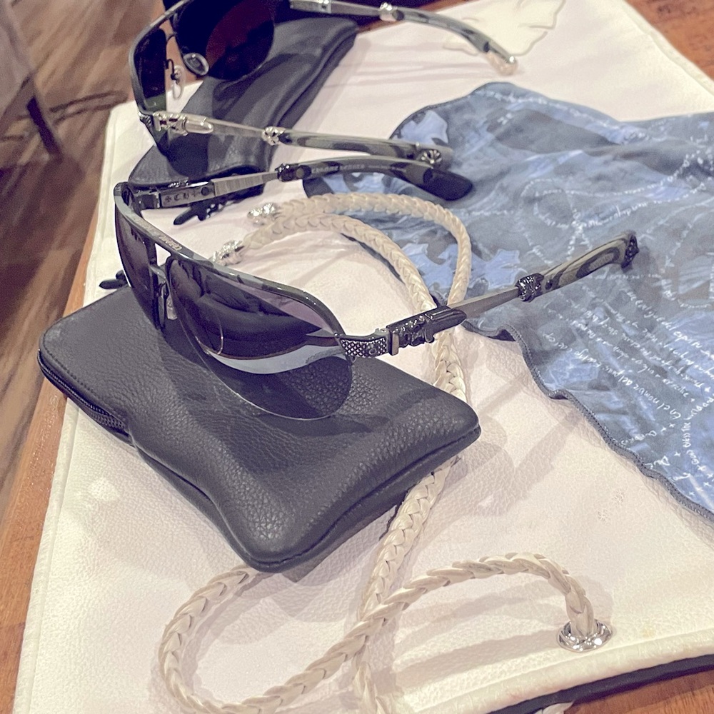 Chrome Hearts Sunglasses 😎 Classic BH1 Grey/Black